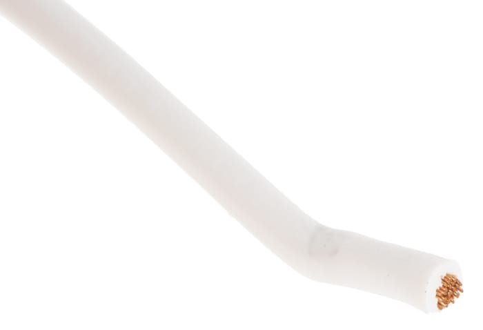 Lapp ÖLFLEX HEAT Series White 1.5 mm² Hook Up Wire, 15 AWG, 19/0.25 mm, 100m, Silicone Insulation, 51105