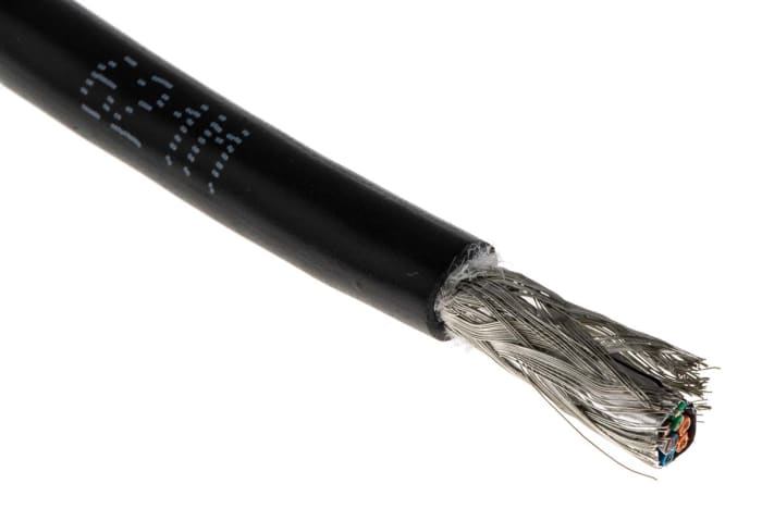 Câble Ethernet Belden catégorie 5e, SF/UTP, Noir, Longueur 305m PUR, Sans terminaison, Retardant à la flamme