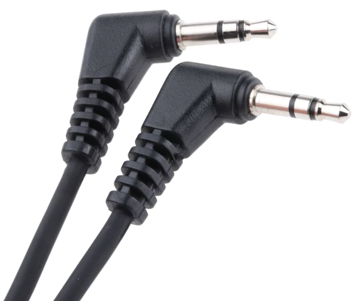 Switchcraft Male 3.5mm Stereo Jack to Male 3.5mm Stereo Jack Aux Cable Black 3.1m