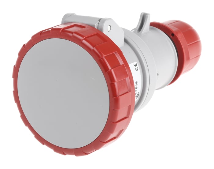 Scame IP66, IP67 Red Cable Mount 3P + E Industrial Power Socket, Rated At 16A, 415 V