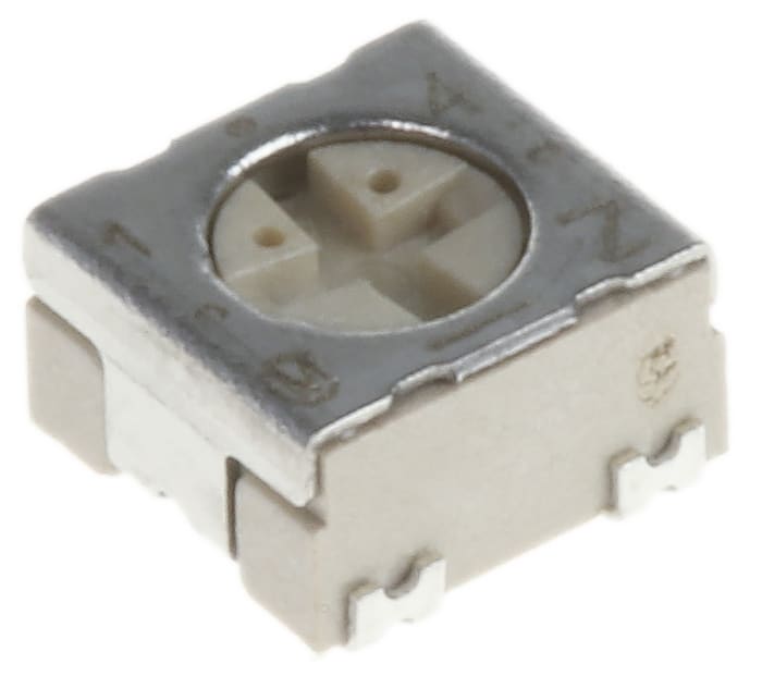 10kΩ, SMD Trimmer Potentiometer 1/4W Top Adjust Murata, PVG3