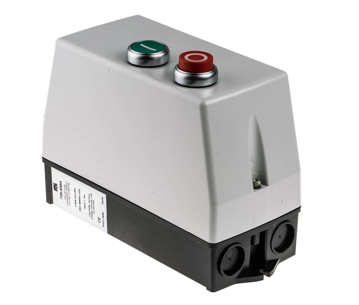 RS PRO DOL Starter, DOL, 5.5 kW, 230 V ac, 3 Phase, IP65