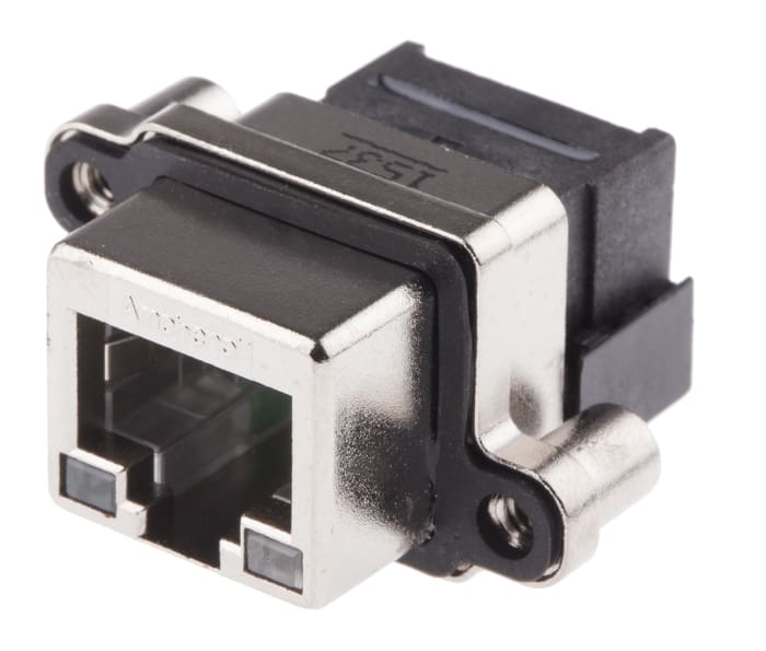 Amphenol Communications Solutions MRJ Series Female RJ45 Connector, Through Hole Right Angle 1 Port 8 -Way