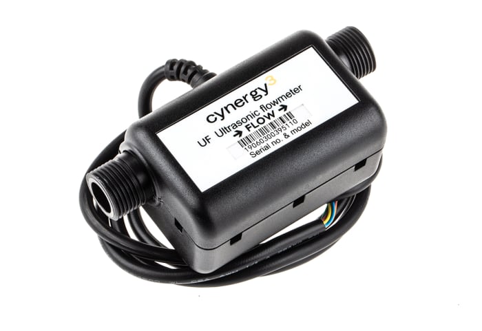 Cynergy3 UF Series Sensor/Switch without Indicator Flow Meter for Liquid, 0.5 l/min Min, 25 L/min Max