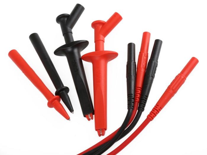 Staubli Test Lead Kit With Jaw Grip x 2, Probe x 2, Test Lead x 2