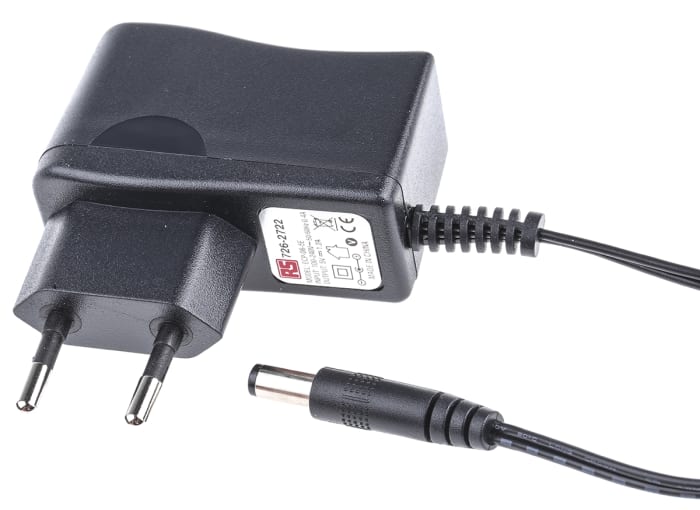 RS PRO 6W AC/DC Adapter 5V dc Output, 1.2A Output