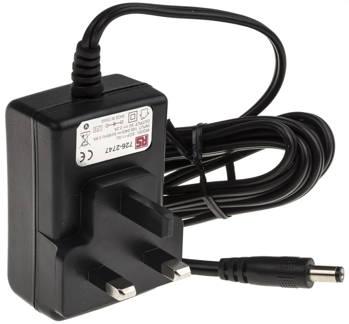 RS PRO 11W Plug In Power Supply 5V dc Output, 2.2A Output