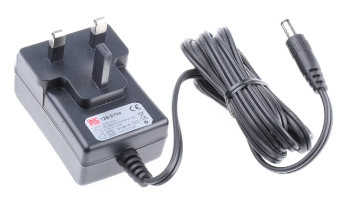 RS PRO 15W Plug In Power Supply 5V dc Output, 3A Output
