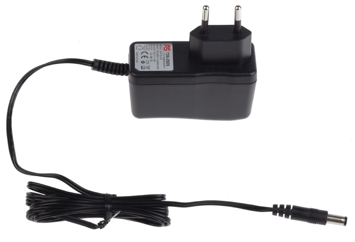 RS PRO 15W AC/DC Adapter 12V dc Output, 1.25A Output