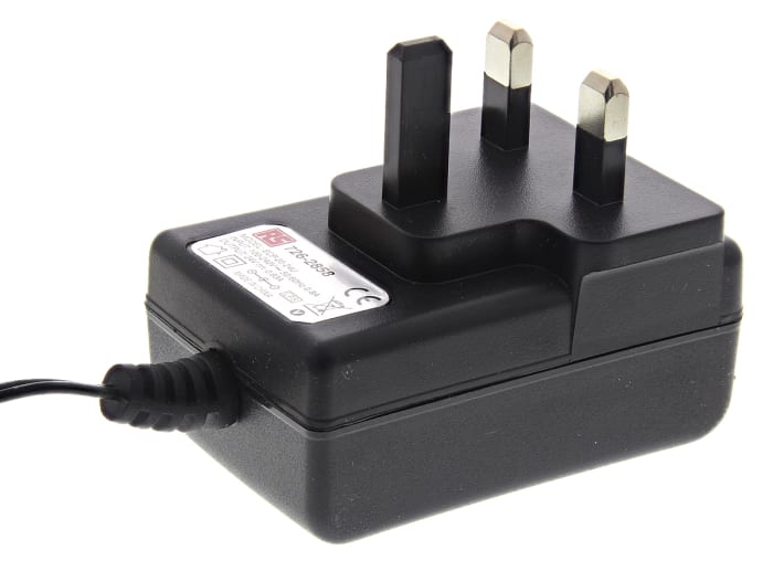 RS PRO 20W Plug In Power Supply 24V dc Output, 830mA Output