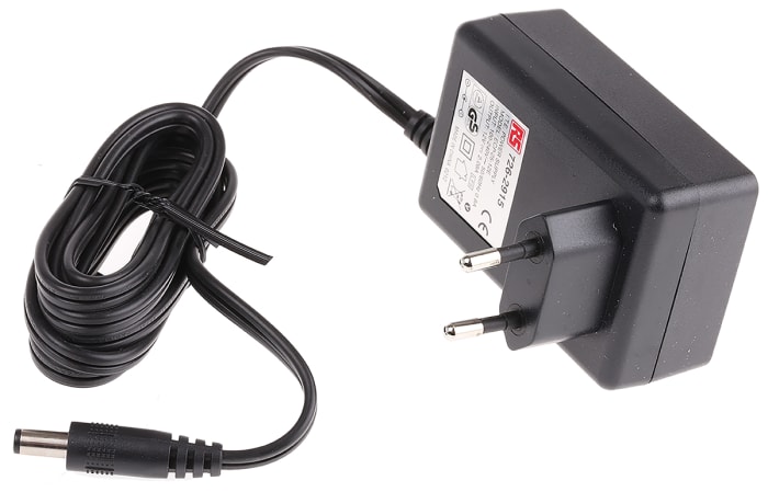 Adaptador AC/DC RS PRO 90 → 264V ac, 12V dc, 1 salida, 2.08A, 25W, Conector macho para Europa de tipo C con 2