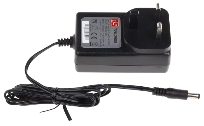 RS PRO 36W Plug In Power Supply 12V dc Output, 3A Output
