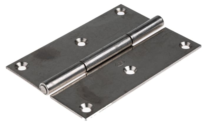 RS PRO Paslanmaz Çelik Piyano Stili Menteşe, Perçinli Vida, 100mm x 2mm x 70mm