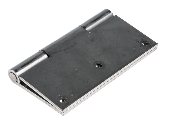 RS PRO RS PRO Stainless Steel Piano Hinge, Screw Fixing, 100mm x