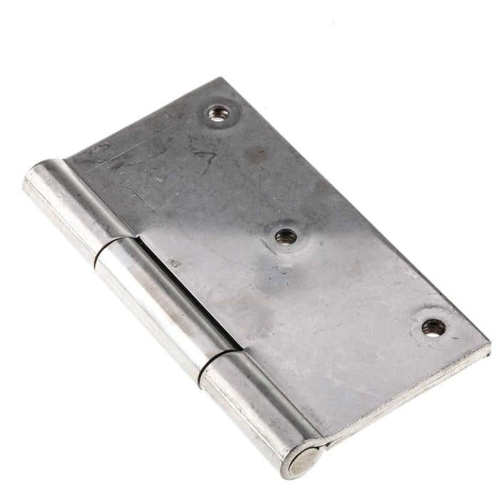 Charnière universelle en inox, 100mm x 100mm x 2.5mm