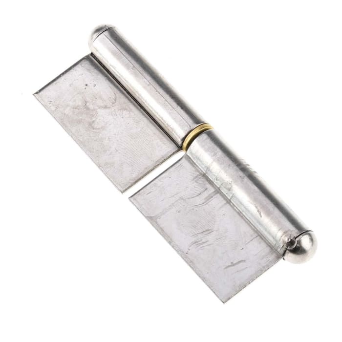 Bisagra de pernio de giro libre RS PRO de Acero inoxidable, dimensiones 81.5mm x 48mm x 2mm