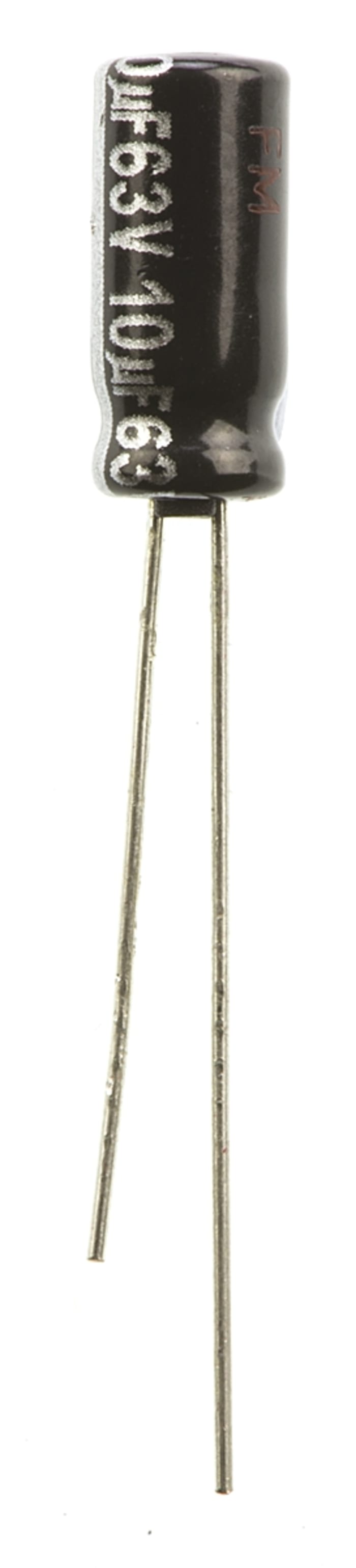 Panasonic Alüminyum Elektrolitik Kondansatör, Serisi: NHG 63V dc 10μF, 1000H Ç: 5mm