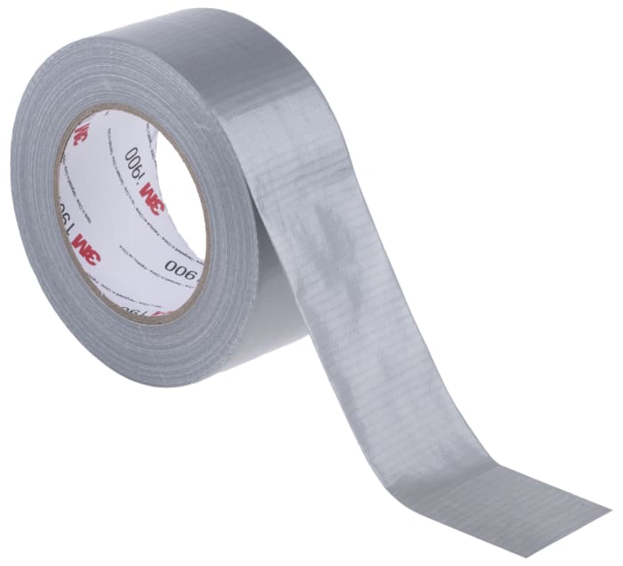 3M VALUE DUCT 1900 Scotch 1900 Duct Tape, 50m x 50mm, Silver