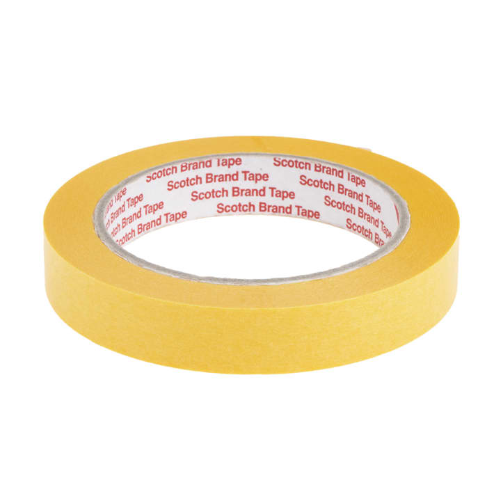 244 3M, 3M SCOTCH 244 Gold Masking Tape 18mm x 50m, 727-1319