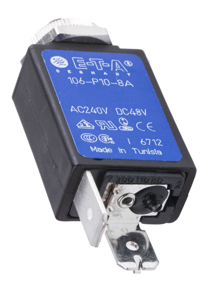 106P100000408A ETA ETA Panel Mount 106 Single Pole Thermal Circuit