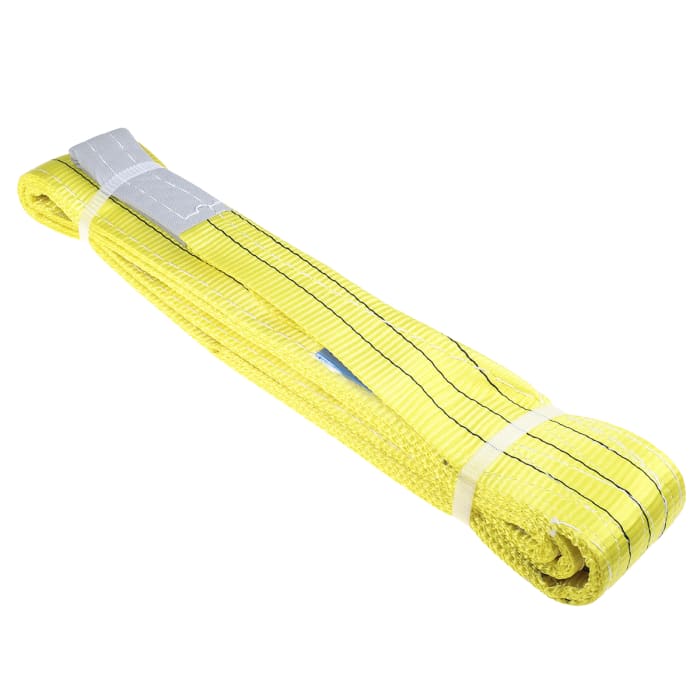 RS PRO 3m Yellow Lifting Sling Webbing, 3t