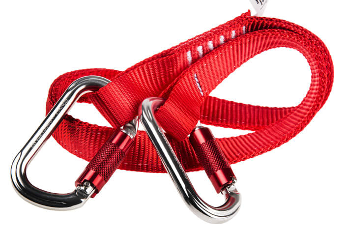 Certex Bridon Lifting Systems 1m Work Positioning Lanyard Snap Hook Single