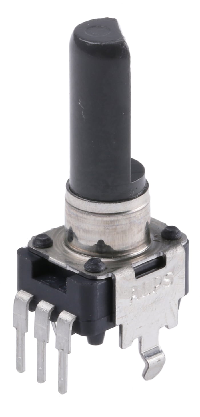 Alps Alpine RK09D 10kΩ Rotary Potentiometer 1-Gang Through Hole, RK09D1130C2P