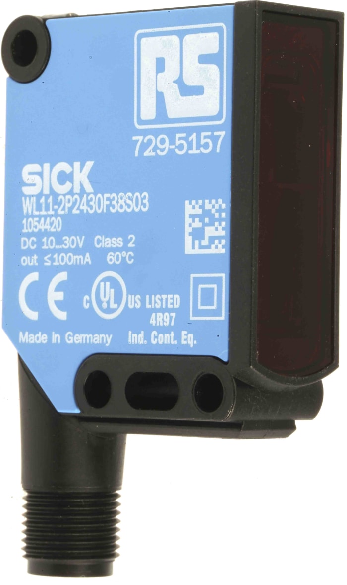 RS PRO Retroreflective Photoelectric Sensor, Block Sensor, 150 mm → 10 m Detection Range