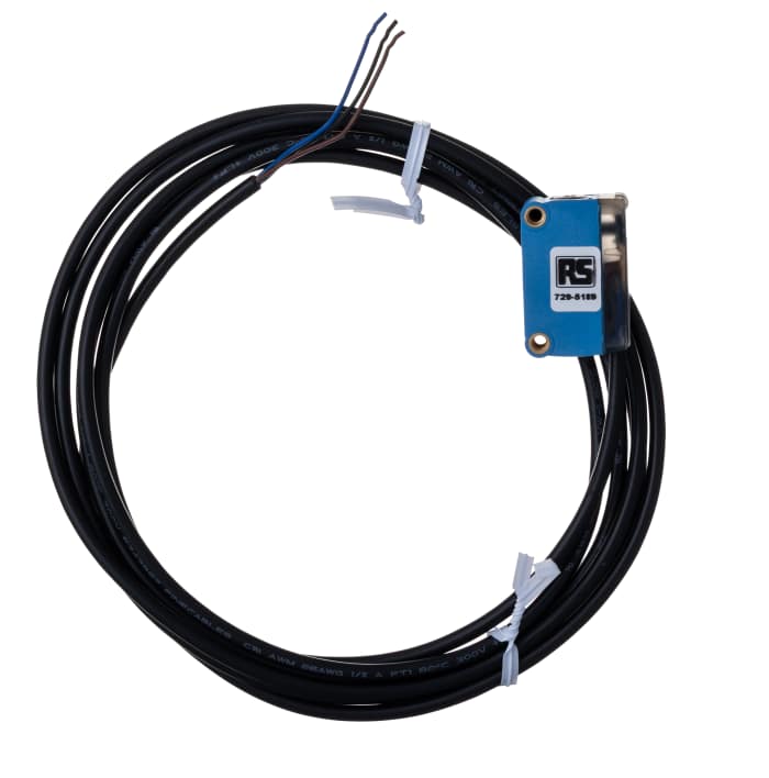 RS PRO Background Suppression Photoelectric Sensor, Block Sensor, 5 mm → 250 mm Detection Range