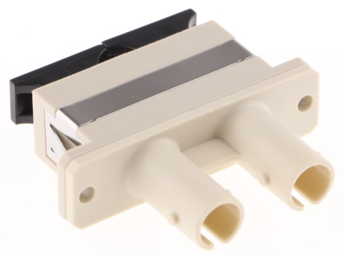 RS PRO ST to SC Multimode Duplex Fibre Optic Adapter