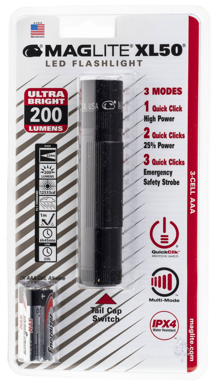 XL50 Mag Lite Mag Lite Maglite XL50 LED Torch Black 104 lm 122