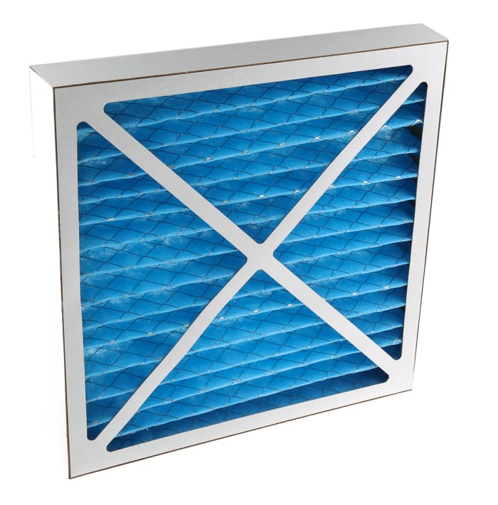 RS PRO Intrepid Pleated Panel Filter, G4 Grade, 7 MERV Rating, 292 x 292 x 45mm