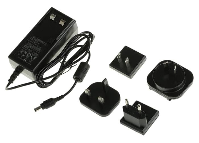 Adaptador AC/DC RS PRO 90 → 264V ac, 15V dc, 1 salida, 1.33A, 20W, Conector macho para Europa, Australia/China,