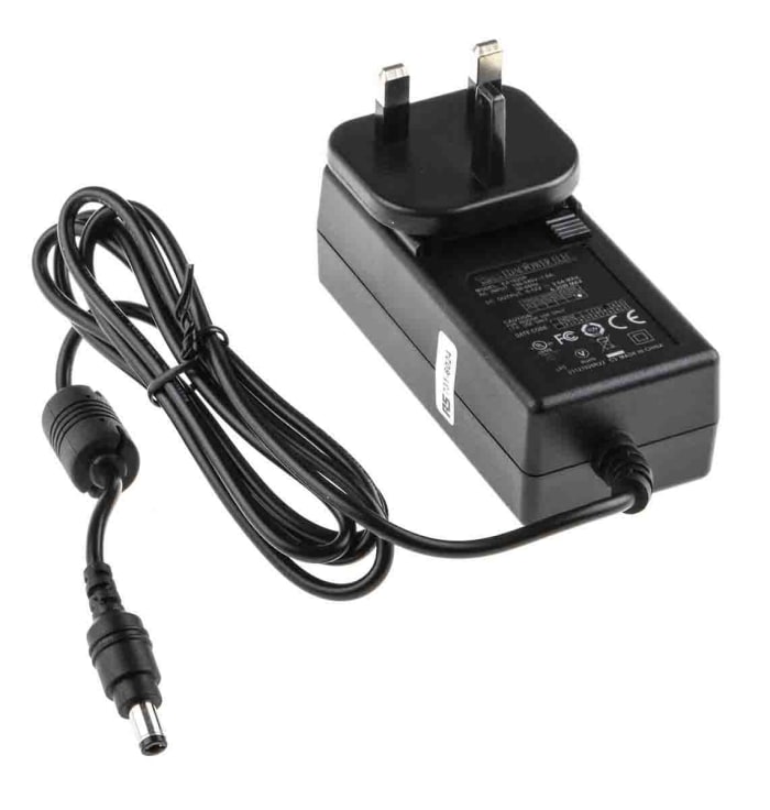 RS PRO 20W AC/DC Adapter 12V dc Output, 1.66A Output
