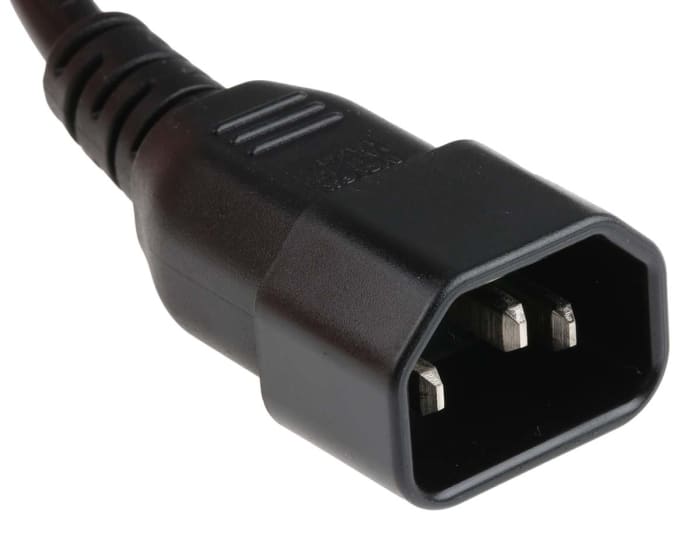 Cordon d'alimentation RS PRO, Connecteur IEC C14 Sans connecteur, 2m, 10 A / 250 V