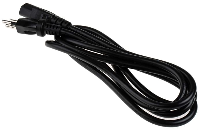 Cordon d'alimentation RS PRO, Connecteur CEI C13 vers Fiche suisse de type J, 2m, 10 A / 250 V