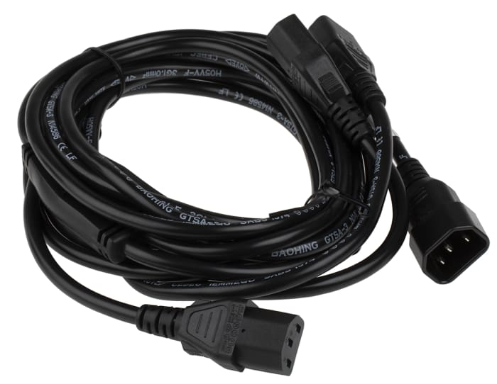 RS PRO Power Cable, 2.5m