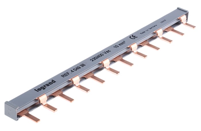 Legrand HX 2 Phase Busbar, 400V, 35.5mm Pitch