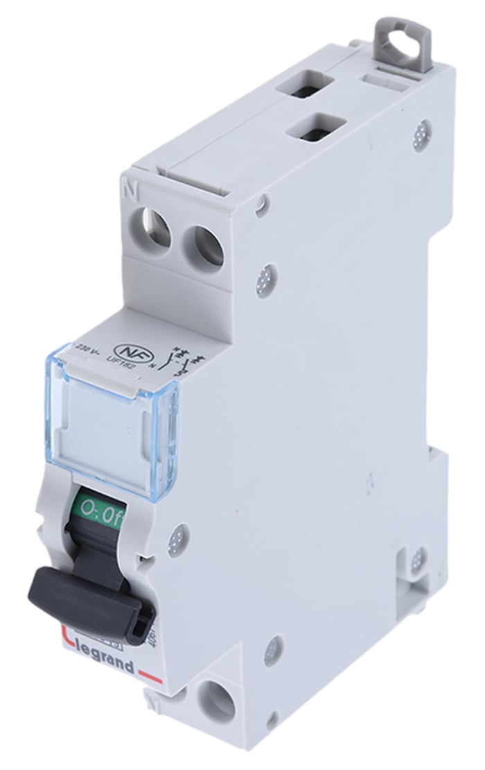 Disjoncteur Legrand DNX3 1 pôles, 6A, pouvoir de coupure 4,5 kA, montage DIN Rail