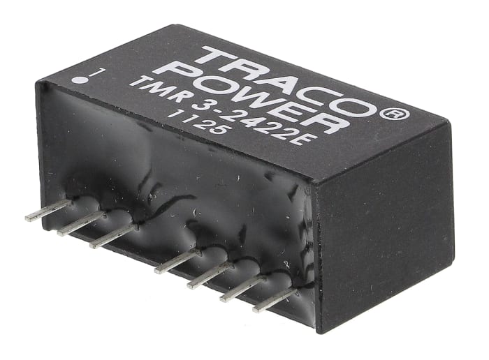 TRACOPOWER TMR 3E DC-DC Converter, ±12V dc/ ±125mA Output, 18 → 36 V dc Input, 3W, Through Hole, +85°C Max Temp
