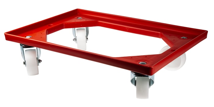 RS PRO ABS Dolly, 250kg Load, 420mm W x 625mm L x 160mm H