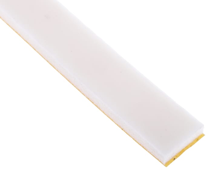 RS PRO White Foam Tape, 20.0mm x 6.0m, 6.40mm Thick