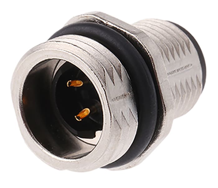 binder Circular Connector, 4 Contacts, Panel Mount, M16 Connector, Socket, Male, IP68, 713 Series
