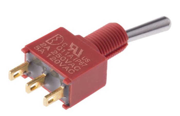 RS PRO Toggle Switch, PCB Mount, On-(On), SPDT, Solder Terminal