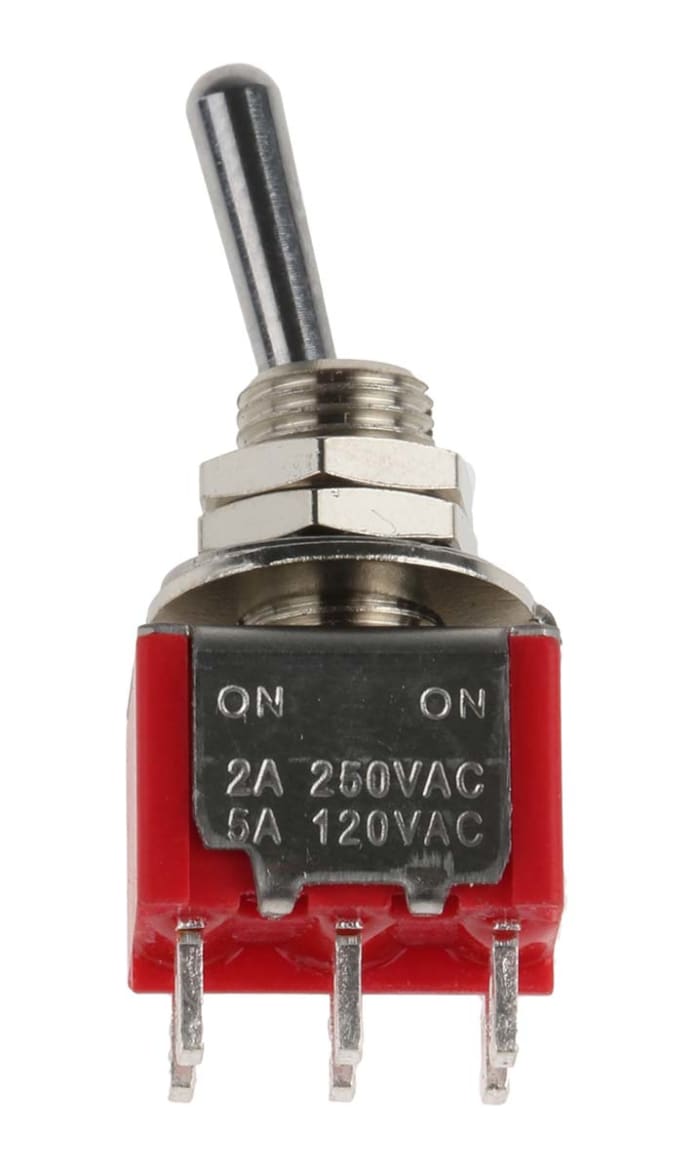 RS PRO Toggle Switch, Panel Mount, On-On, DPDT, Solder Terminal