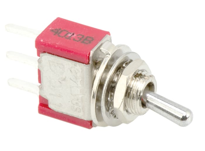 RS PRO | RS PRO Toggle Switch, PCB Mount, On-On, SPDT, Solder