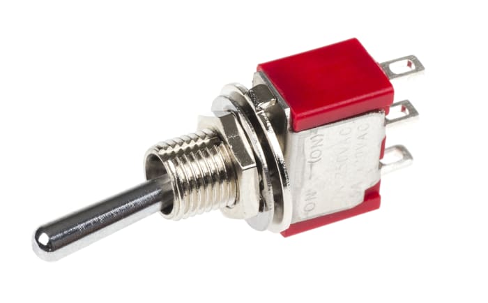 RS PRO Toggle Switch, Panel Mount, On-(On), SPDT, Solder Terminal
