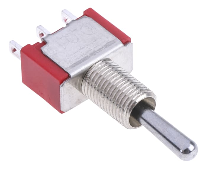Toggle Switch / Toggle Anahtar, Tek Kutuplu Çift Atımlı (SPDT), 250 V ac'de 5 A, Pano/Panele Monte