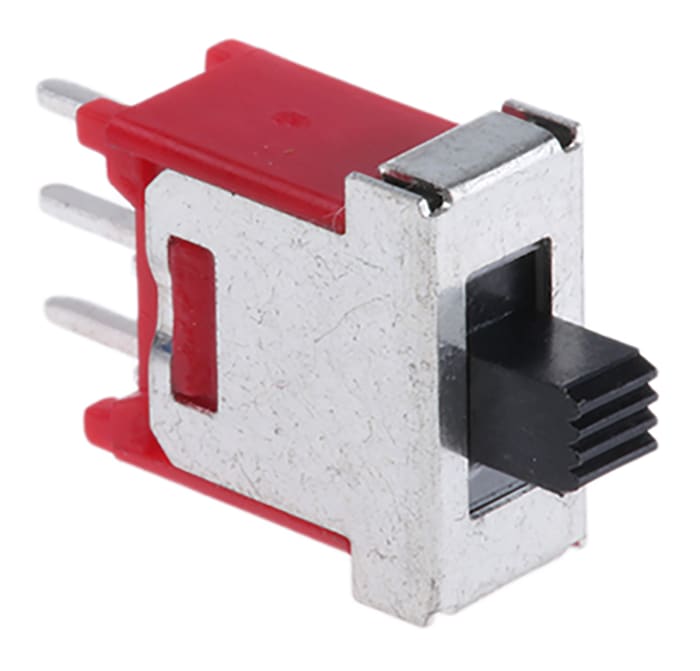 RS PRO PCB Slide Switch SPDT On-Off-On 3 A @ 120 V ac Top