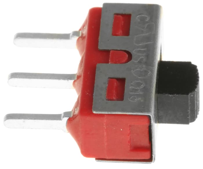 RS PRO PCB Slide Switch SPDT Latching 5 A @ 28 V dc Top